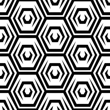 Dikişsiz altıgen desen