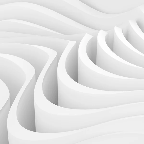 3D beyaz dalga arka plan — Stok fotoğraf