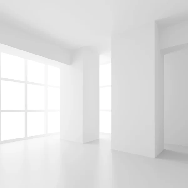 Witte lege ruimte — Stockfoto