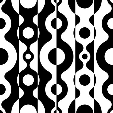 Sorunsuz kavisli şekli desen