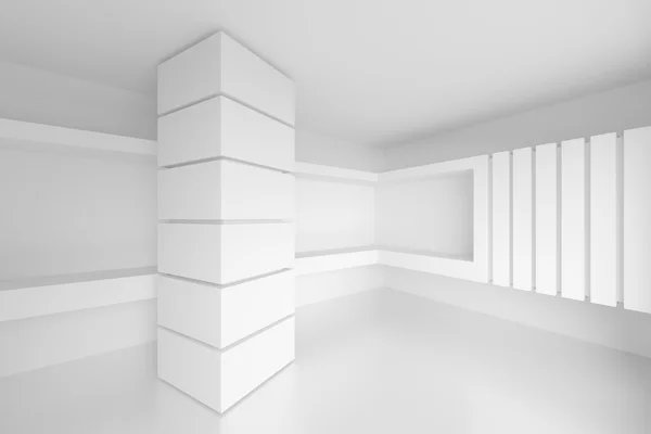 Bianco architettura sfondo — Foto Stock