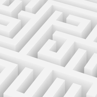Beyaz labirent arka plan