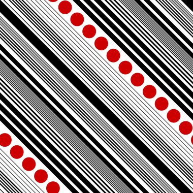 Sorunsuz çapraz şerit ve daire desen