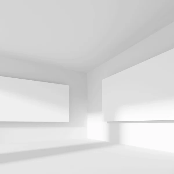 3d Galería abstracta Interior — Foto de Stock