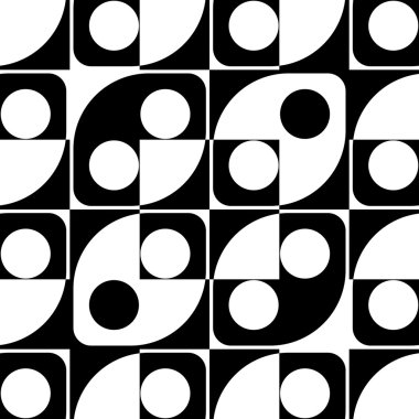 Sorunsuz kare ve daire desen