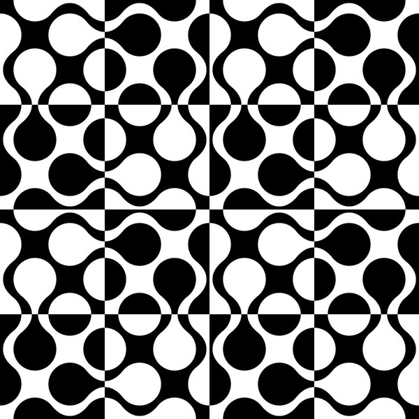 Seamless Curved Shape Pattern