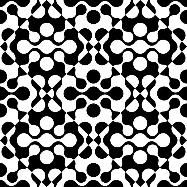 Seamless Curved Shape Pattern