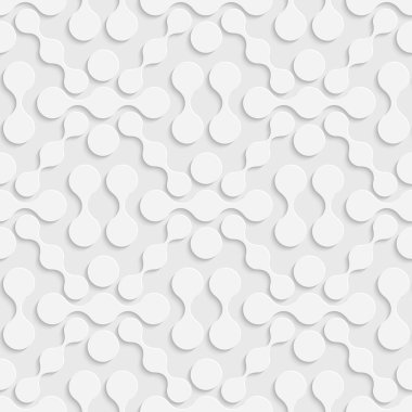 Sorunsuz kavisli şekli desen