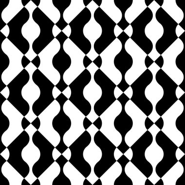 Sorunsuz kavisli şekli desen