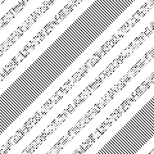Seamless Diagonal Stripe and Dot Pattern — Stock Vector