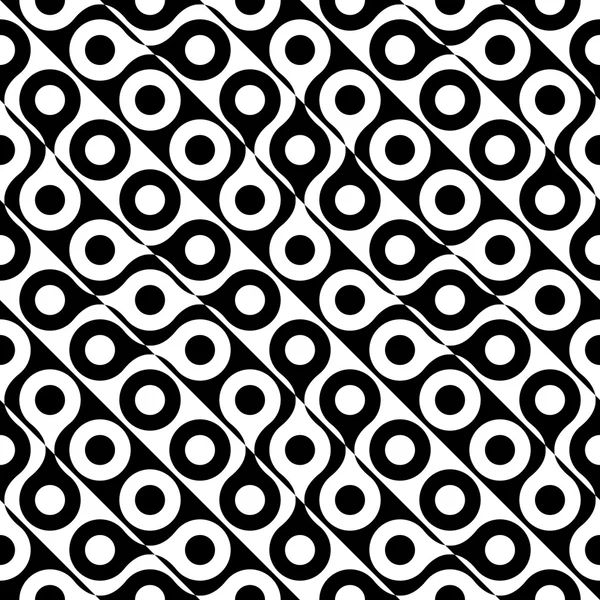 Seamless Curved Shape Pattern — Stock Vector