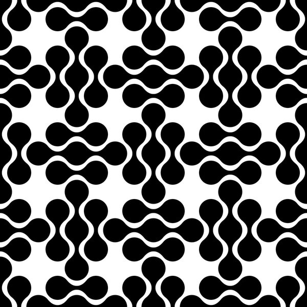 Seamless Curved Shape Pattern