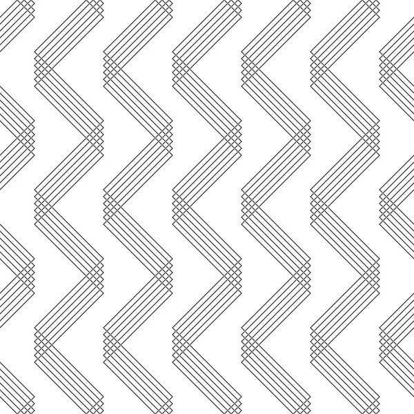 Seamless ZigZag Pattern — Stock Vector