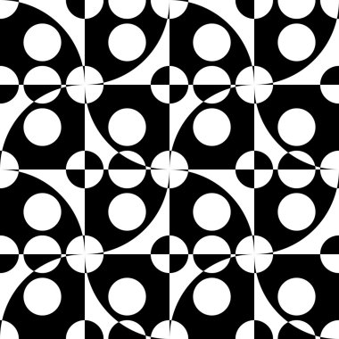 Sorunsuz kare, üçgen ve daire desen