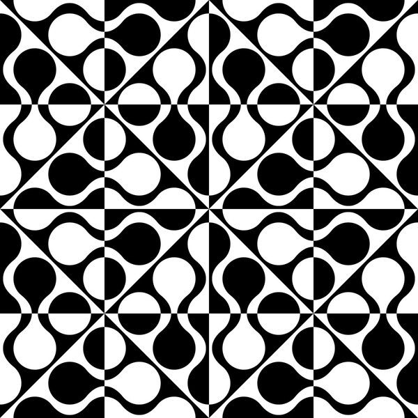 Seamless Curved Shape Pattern
