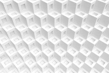 Beyaz küp arka plan