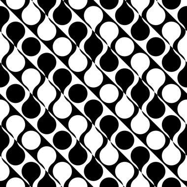 Sorunsuz çapraz şerit ve daire desen