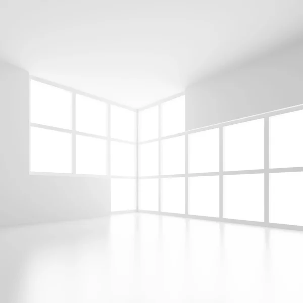 Pencereli boş oda — Stok fotoğraf