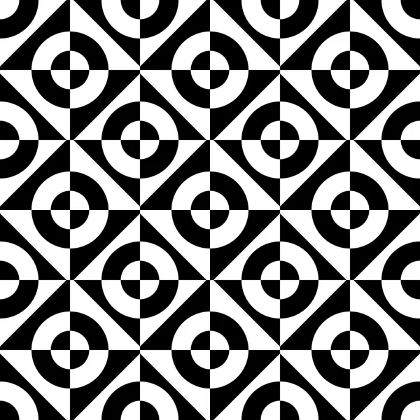 Carré sans couture et motif cercle — Image vectorielle