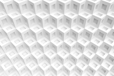 Beyaz küp arka plan