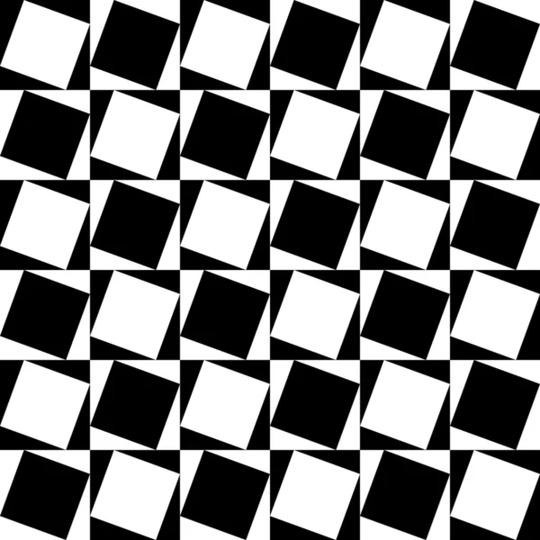Nahtloses monochromes geometrisches Muster — Stockvektor