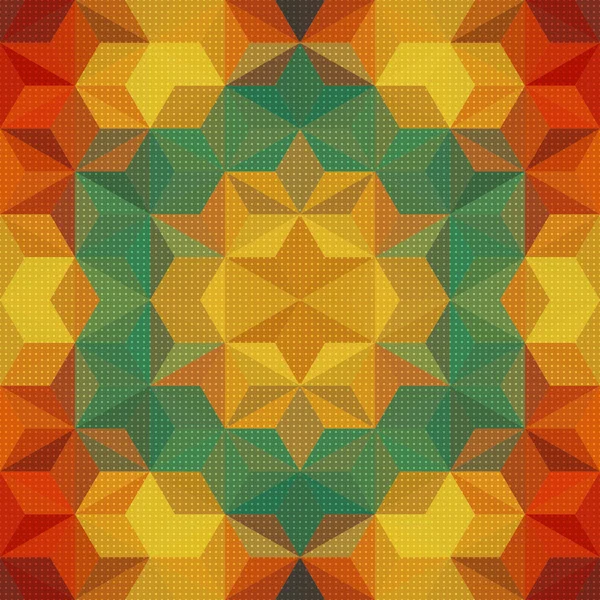 Patrón de mosaico abstracto — Vector de stock