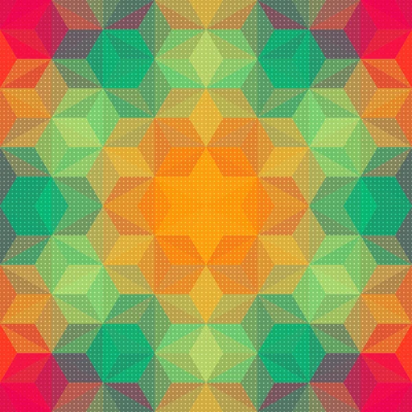 Motif mosaïque abstrait — Image vectorielle