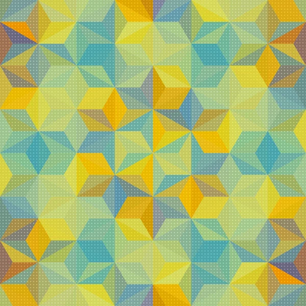 Patrón de mosaico abstracto — Vector de stock