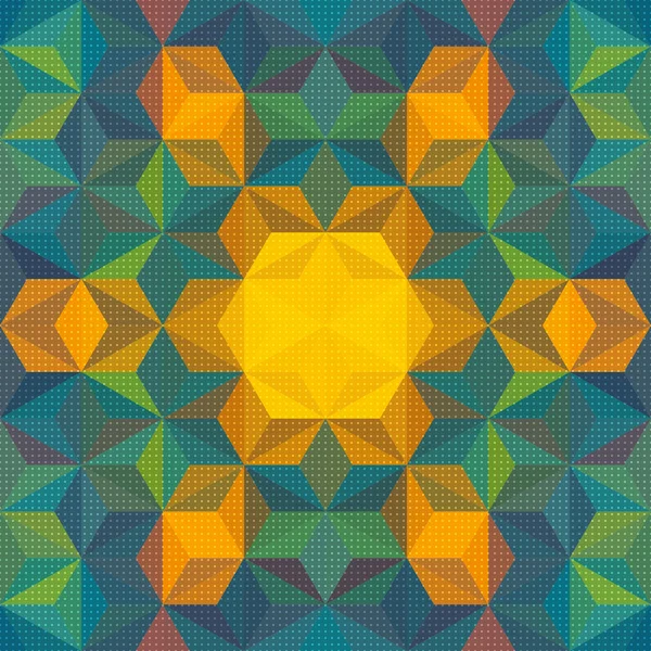 Modèle de triangle coloré — Image vectorielle