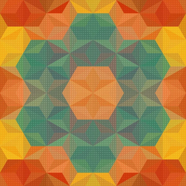 Modello colorato triangolo — Vettoriale Stock