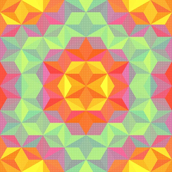 Colorful Triangle Pattern — Stock Vector