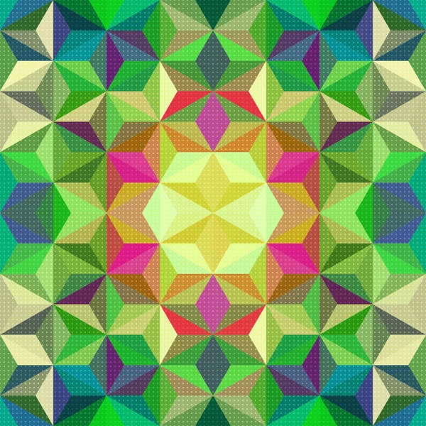 Modello colorato triangolo — Vettoriale Stock
