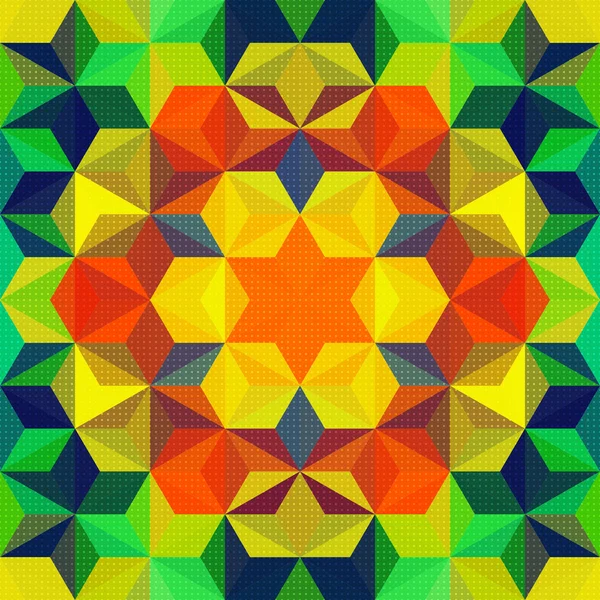 Patrón de triángulo colorido. Fondo vectorial — Archivo Imágenes Vectoriales