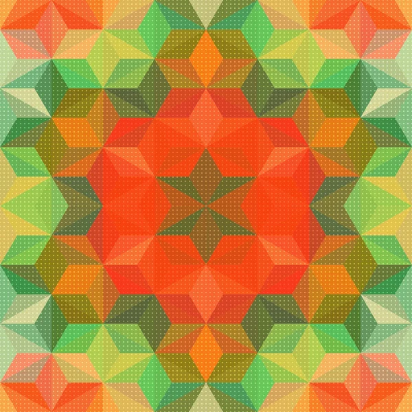 Colorful Triangle Pattern — Stock Vector