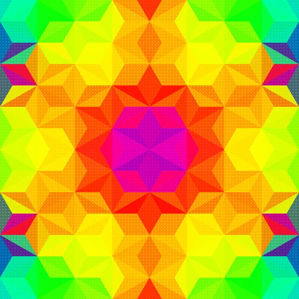 多彩的三角模式 — 图库矢量图片