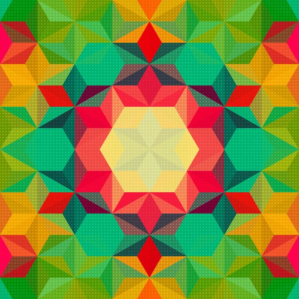 Modèle de triangle coloré. Contexte vectoriel — Image vectorielle