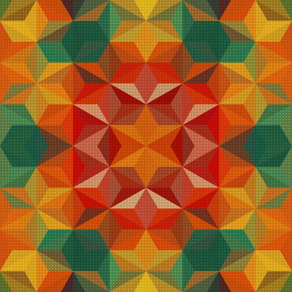 Modèle de triangle coloré. Contexte vectoriel — Image vectorielle