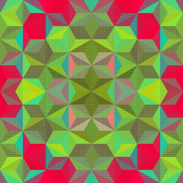 Kleurrijke driehoek patroon. Vector achtergrond — Stockvector