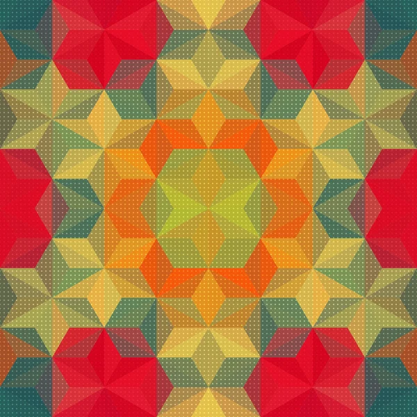 Vzor barevný trojúhelník. Vektorové pozadí — Stockový vektor
