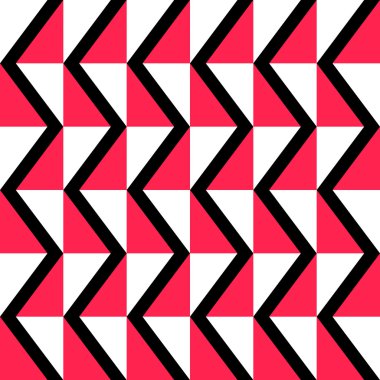 Dikişsiz zikzak desen