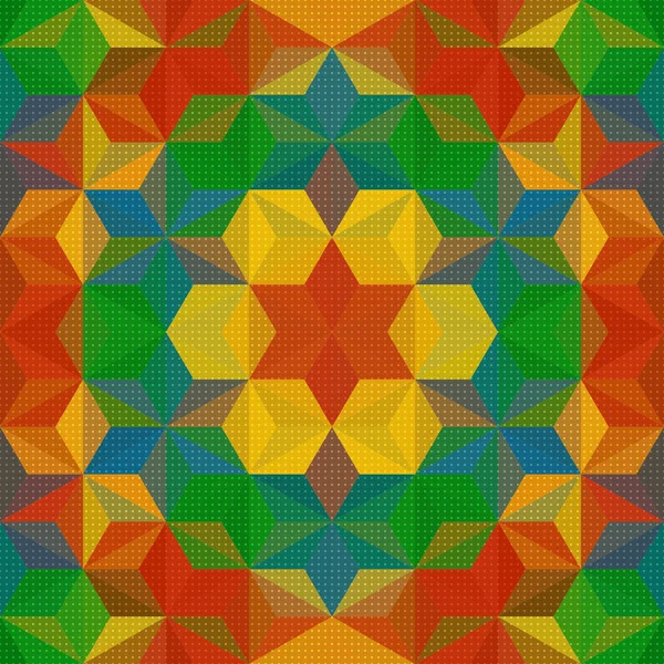 Patrón de mosaico abstracto — Archivo Imágenes Vectoriales