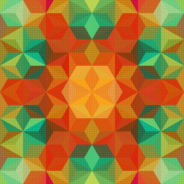 Modèle de triangle coloré — Image vectorielle