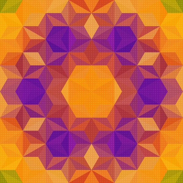 Patrón de mosaico abstracto — Vector de stock