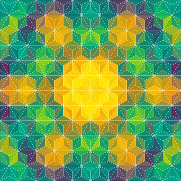 Patrón de triángulo colorido — Vector de stock