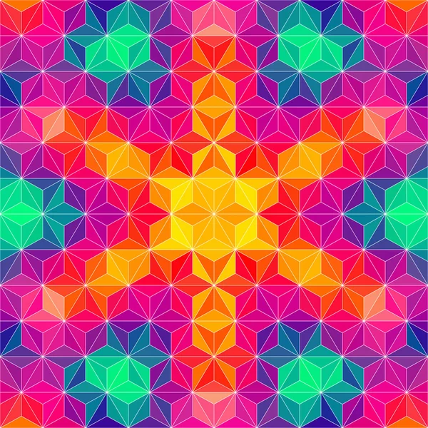 Colorful Triangle Pattern — Stock Vector