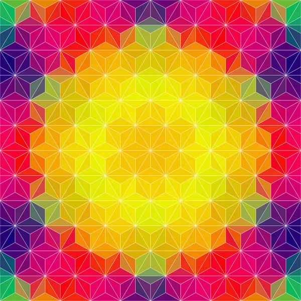 रंगीत त्रिकोण नमुना — स्टॉक व्हेक्टर
