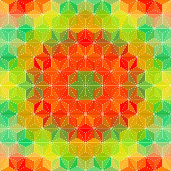 Цветной треугольник — стоковый вектор