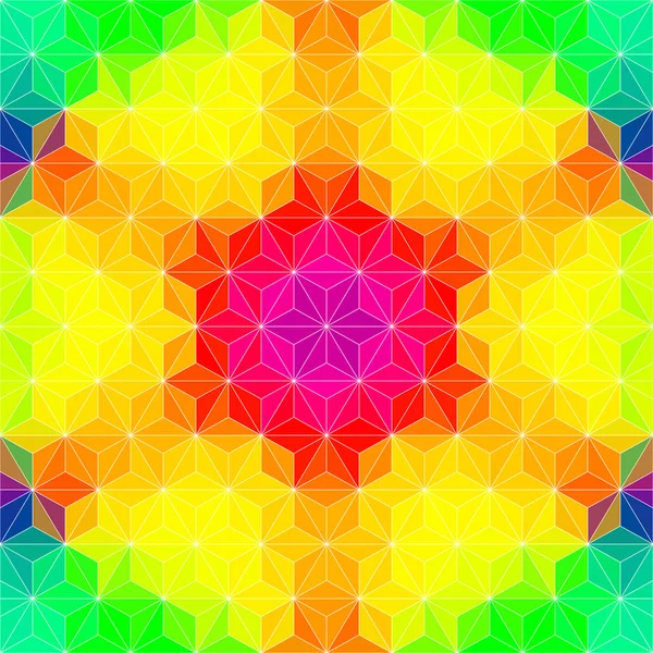 Colorful Kaleidoscope Pattern — Stock Vector