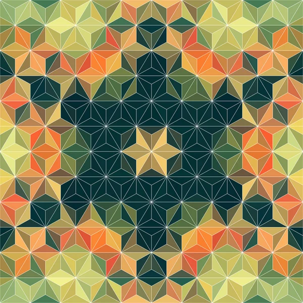 Πολύχρωμο τρίγωνο μοτίβο — Διανυσματικό Αρχείο
