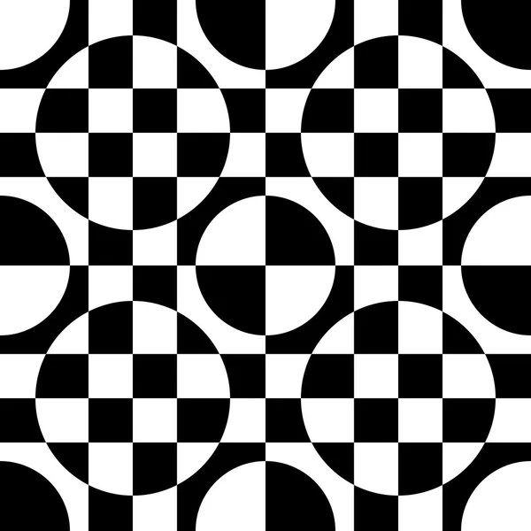 Modèle de cercles sans couture — Image vectorielle